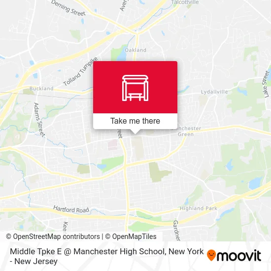 Middle Tpke E @ Manchester High School map