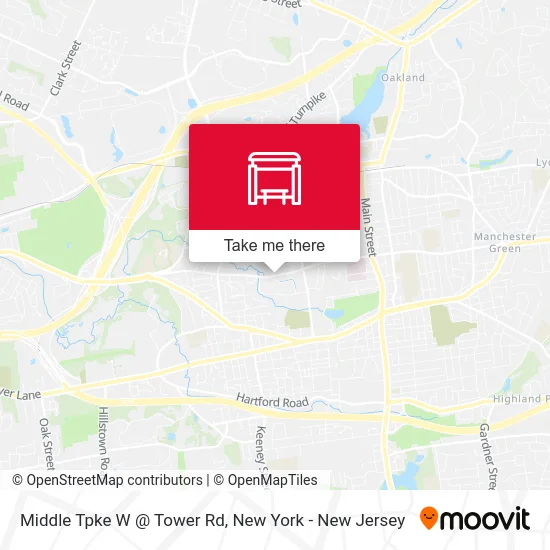 Middle Tpke W @ Tower Rd map