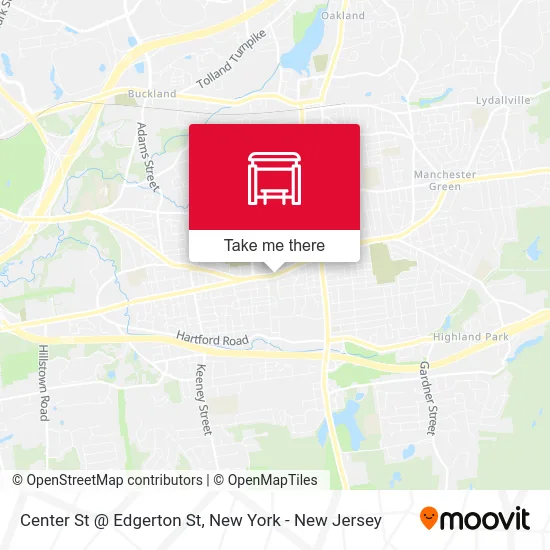 Center St @ Edgerton St map