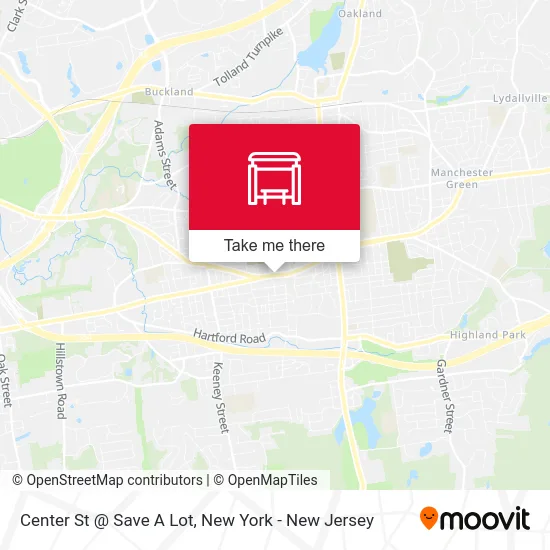 Center St @ Save A Lot map