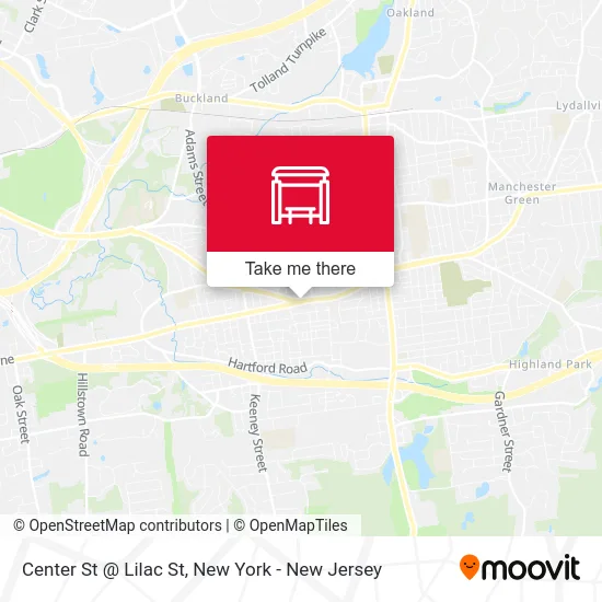 Center St @ Lilac St map