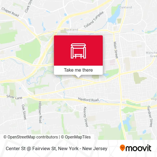 Center St @ Fairview St map