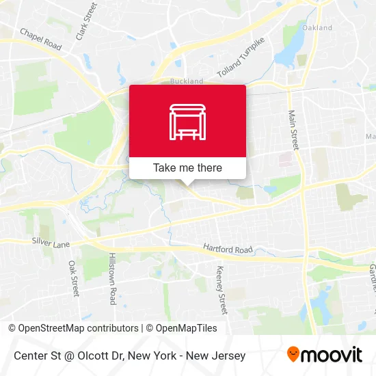Center St @ Olcott Dr map