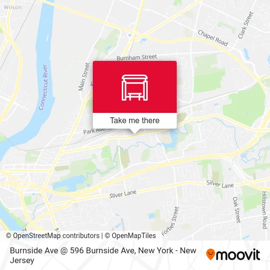 Burnside Ave @ 596 Burnside Ave map