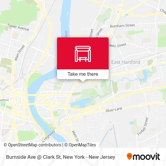 Burnside Ave @ Clark St map