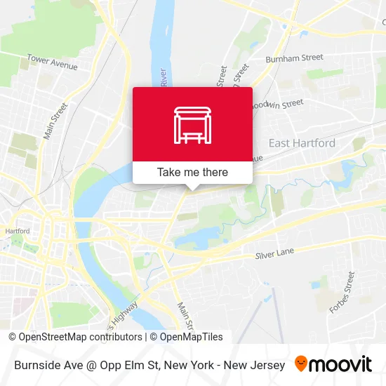Burnside Ave @ Opp Elm St map