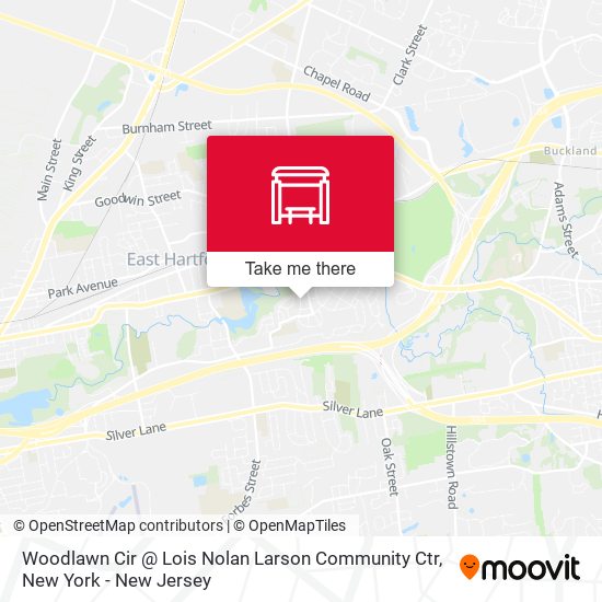 Woodlawn Cir @ Lois Nolan Larson Community Ctr map