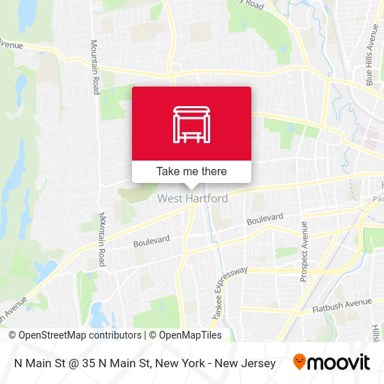 N Main St @ 35 N Main St map