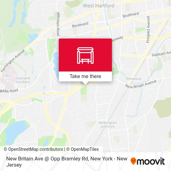 New Britain Ave @ Opp Bramley Rd map