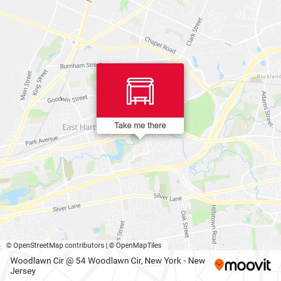 Woodlawn Cir @ 54 Woodlawn Cir map