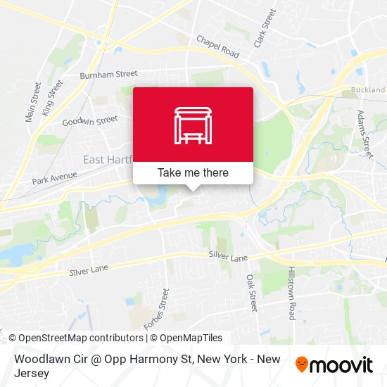 Woodlawn Cir @ Opp Harmony St map