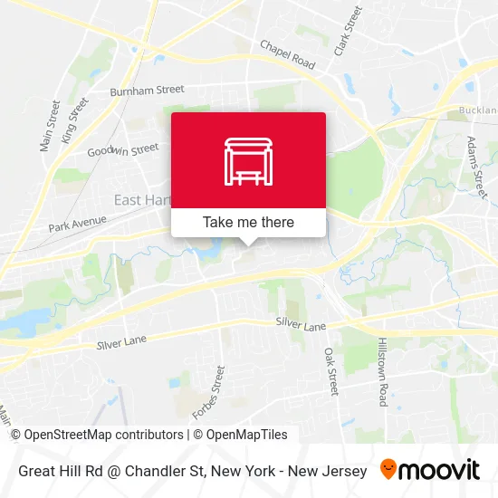 Great Hill Rd @ Chandler St map