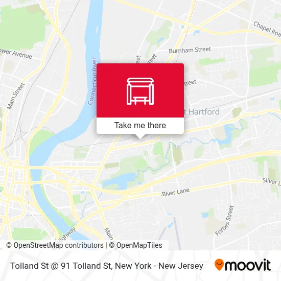 Tolland St @ 91 Tolland St map