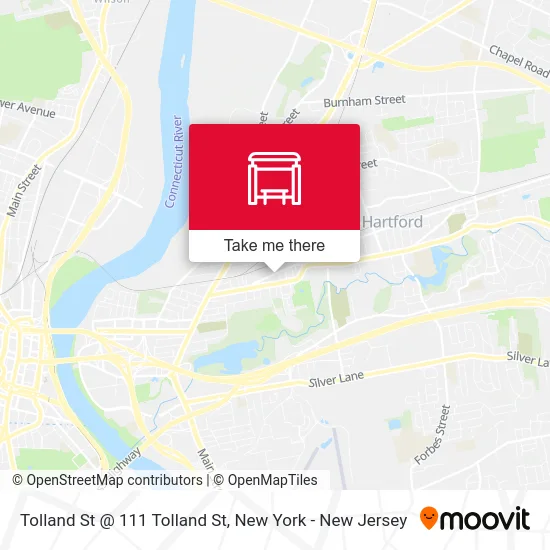 Tolland St @ 111 Tolland St map