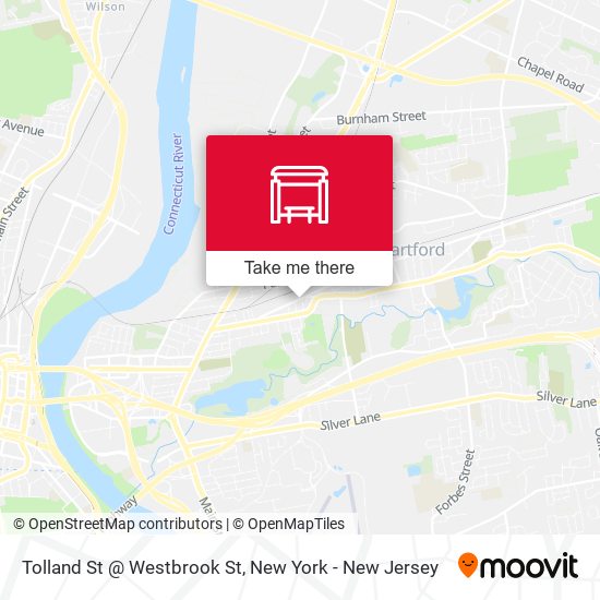 Mapa de Tolland St @ Westbrook St
