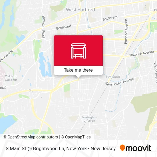 S Main St @ Brightwood Ln map