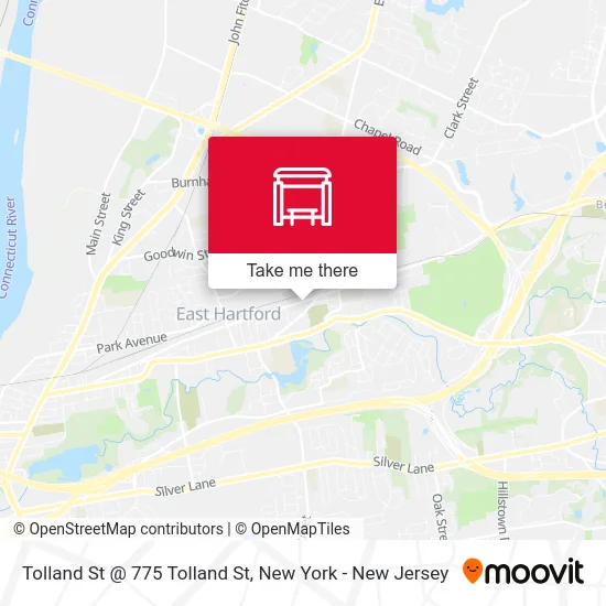 Tolland St @ 775 Tolland St map