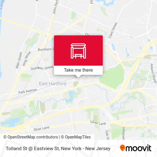 Tolland St @ Eastview St map