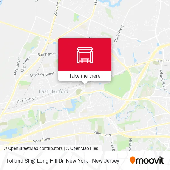 Tolland St @ Long Hill Dr map