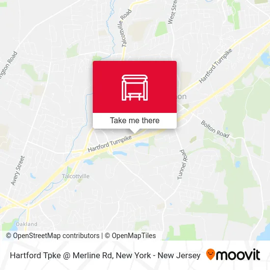 Hartford Tpke @ Merline Rd map