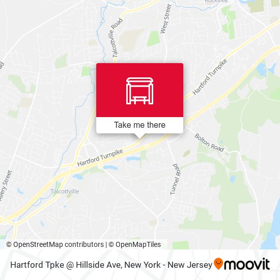Mapa de Hartford Tpke @ Hillside Ave