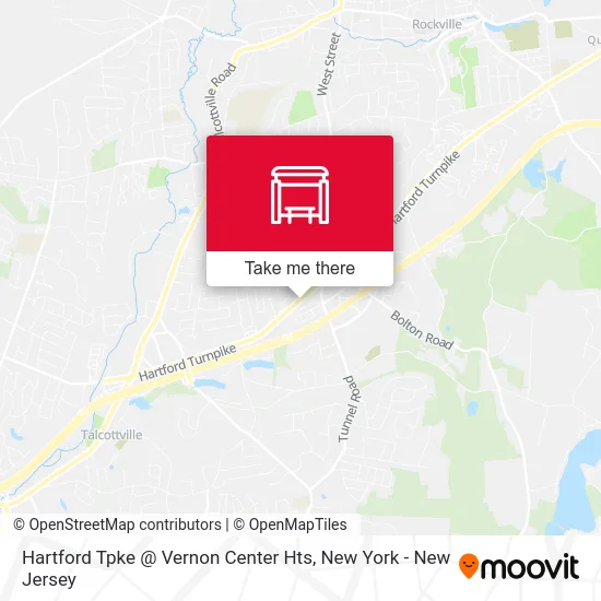 Hartford Tpke @ Vernon Center Hts map
