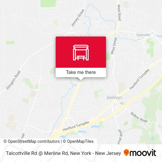 Talcottville Rd @ Merline Rd map