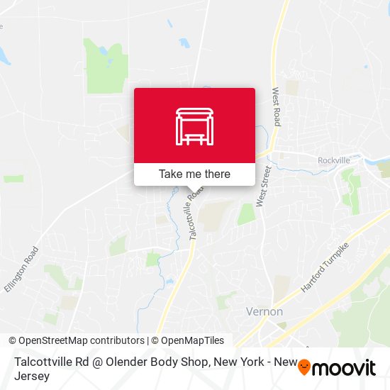 Talcottville Rd @ Olender Body Shop map