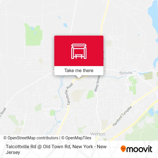Talcottville Rd @ Old Town Rd map