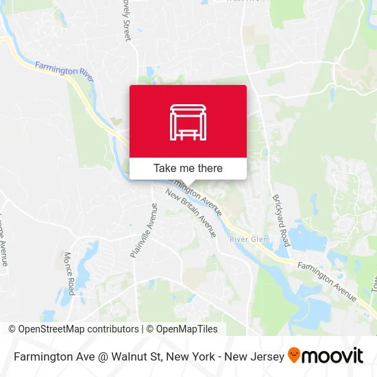 Farmington Ave @ Walnut St map