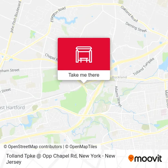 Tolland Tpke @ Opp Chapel Rd map