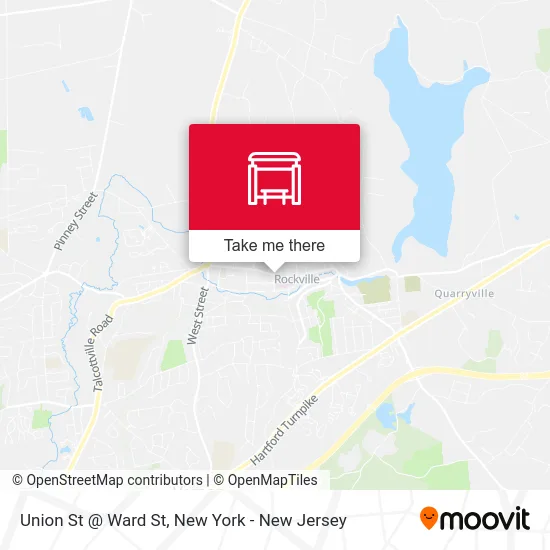 Union St @ Ward St map