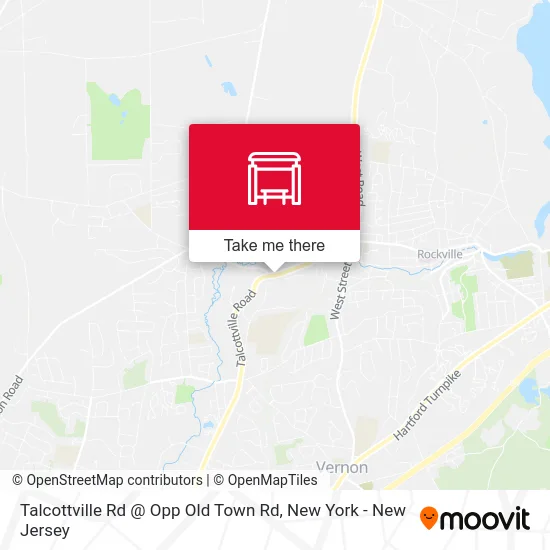 Talcottville Rd @ Opp Old Town Rd map