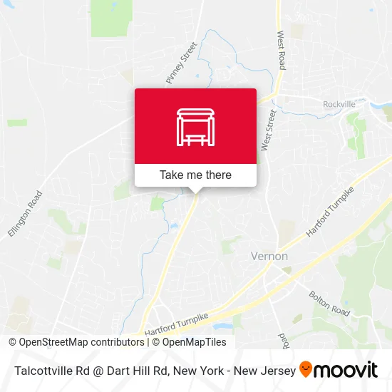 Talcottville Rd @ Dart Hill Rd map