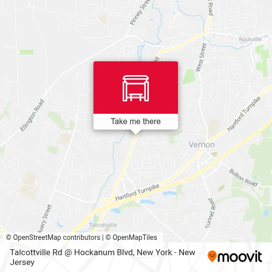 Talcottville Rd @ Hockanum Blvd map