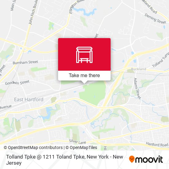 Tolland Tpke @ 1211 Toland Tpke map
