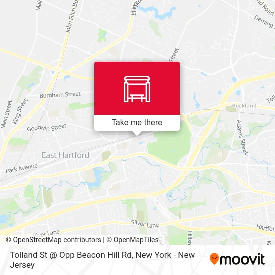 Tolland St @ Opp Beacon Hill Rd map