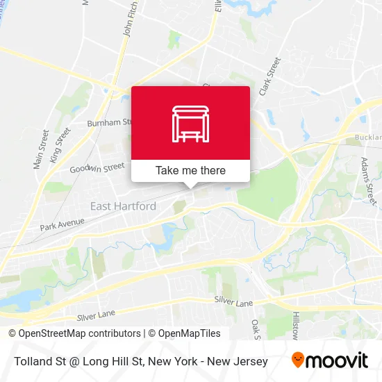 Tolland St @ Long Hill St map