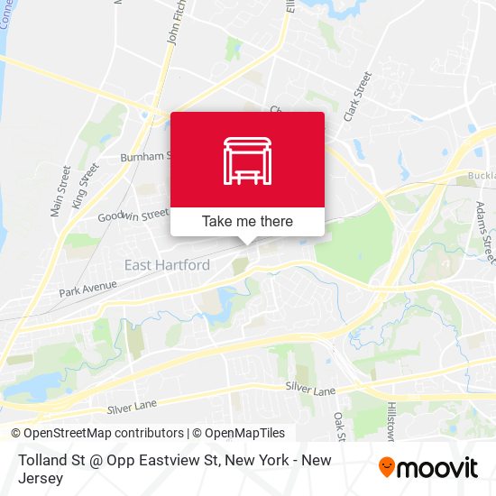 Tolland St @ Opp Eastview St map