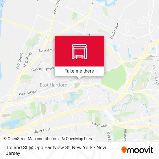 Tolland St @ Opp Eastview St map