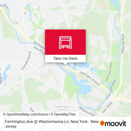 Farmington Ave @ Wannomassa  Ln map