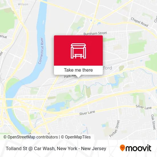 Tolland St @ Car Wash map