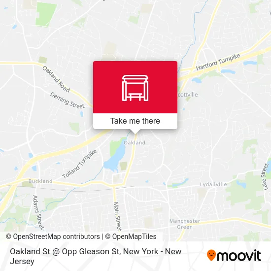 Oakland St @ Opp Gleason St map