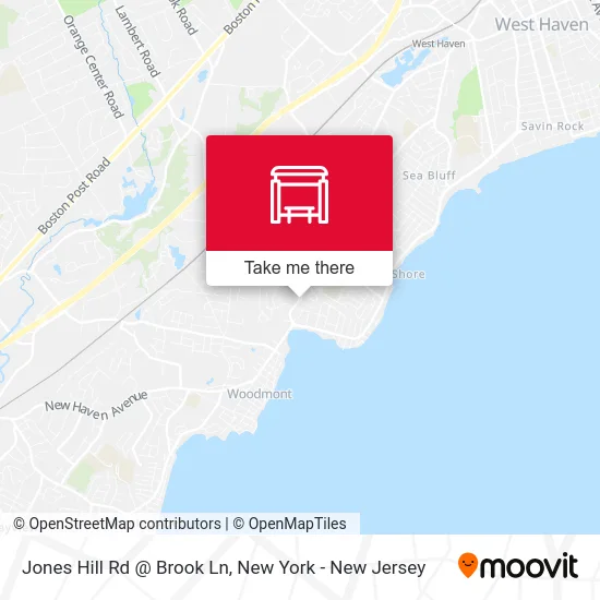 Jones Hill Rd @ Brook Ln map