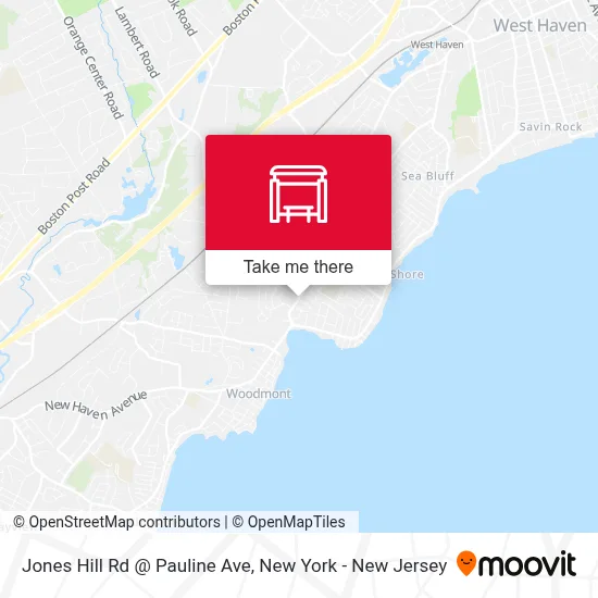 Jones Hill Rd @ Pauline Ave map