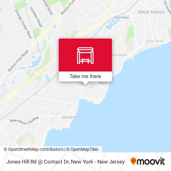 Jones Hill Rd @ Contact Dr map