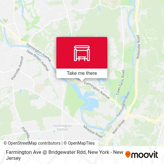Farmington Ave @ Bridgewater Rdd map