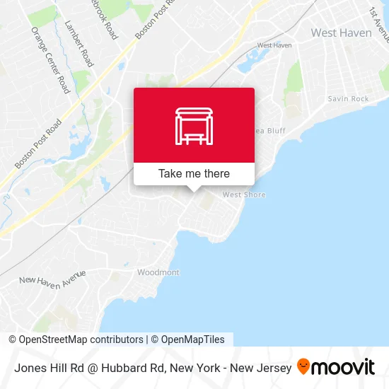 Jones Hill Rd @ Hubbard Rd map