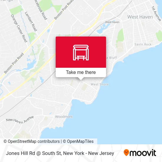 Jones Hill Rd @ South St map