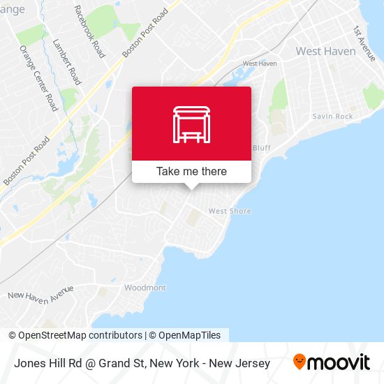 Mapa de Jones Hill Rd @ Grand St